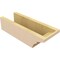 Ekena Millwork 6in. W x 4in. H x 16in. L Monterey Woodgrain TimberThane Rafter Tail, Primed Tan RFTUR06X04X16MONRCPR - alternate 2